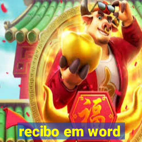 recibo em word